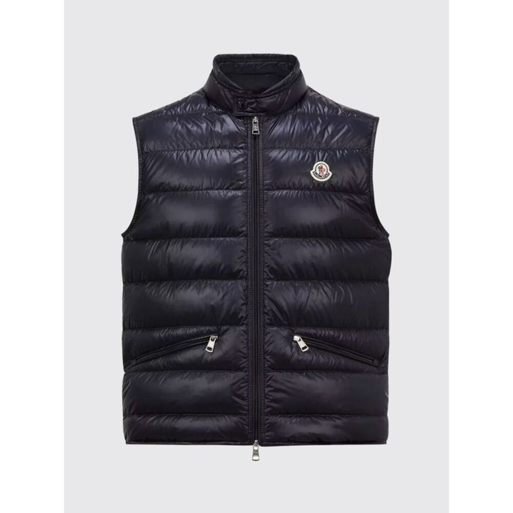 Moncler Suit Vest Men Blue